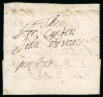 Stamp of Ireland » Pre-Stamp Postal History » Early Period - 1657-1784 1676 (May 4th) Illegally carried letter written in "Bailiborough"