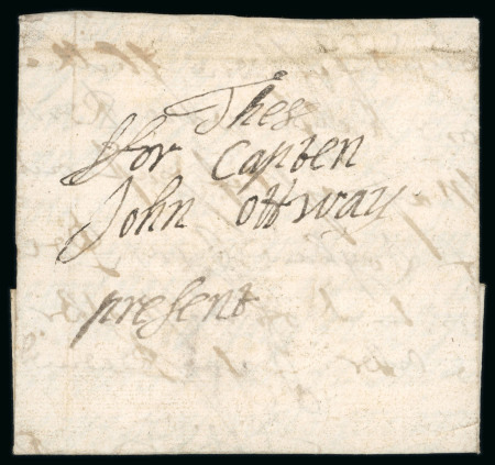Stamp of Ireland » Pre-Stamp Postal History » Early Period - 1657-1784 1676 (May 4th) Illegally carried letter written in "Bailiborough"