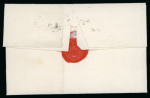 Stamp of Ireland » Pre-Stamp Postal History » Early Period - 1657-1784 1775 (October 10th) Entire letter showing a superb straight line "ROSSTREUOR" with U for V