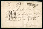 Stamp of Ireland » Pre-Stamp Postal History » Early Period - 1657-1784 1759 (November 1st) Folded letter sheet from a sailor showing an unframed "SHIP" of Limerick