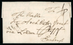 Stamp of Ireland » Pre-Stamp Postal History » Early Period - 1657-1784 1745 (May 1th) Entire letter from Dublin to Edinburgh
