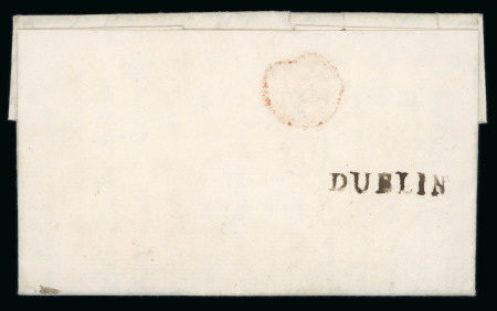 Stamp of Ireland » Pre-Stamp Postal History » Early Period - 1657-1784 1745 (May 1th) Entire letter from Dublin to Edinburgh