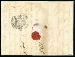 Stamp of Romania » Postal History » Disinfected Mail 1835 (28.9) Folded entire from Bucharest to Hermanstandt,