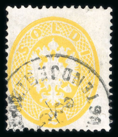 Stamp of Romania » Austrian Levant Post Offices Kustendje: 1863 LV 2s yellow, 5s red, 10s blue and