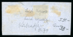 Stamp of Romania » Austrian Levant Post Offices Kustendje: 1864 5s red and 15s brown (2), neatly tied
