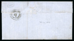 Stamp of Romania » Austrian Levant Post Offices Kustendje: Folded cover from Kustendje to Constantinople,