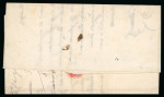 Stamp of Romania » Austrian Levant Post Offices » D.D.S.G. Post Offices 1867 10(kr) green, type I, perf. 9 1/2, tied blue "SISTOV/17.V" ds on 1875 folded entire to Galatz