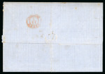 Stamp of Romania » Postal History Galatz: 1862 Folded stampless entire from Galatz