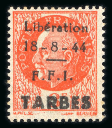 Stamp of France » Libération Tarbes (Pyrénées): Types Pétain, série Mayer n°1/3 **