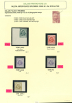 Stamp of Ireland » Essays & Proofs (E1-E167) 1922, Dollard – Valdivia Specimens: A selection of 2d essays neatly written up on two album pages