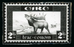 Stamp of Ireland » Essays & Proofs (E1-E167) 1937, Walter Till Essay: Irish Elk 2s6d, stamp size