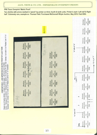 Stamp of Ireland » 1922 Overprint Proofs (PR1-PR29) Proof overprint in black for the 5-line format of the