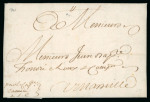 Stamp of Egypt » Early Letters 1741 Small neat entire from Alexandria to Marseille, letter endorsed in Latin with "blessing" written at lower left