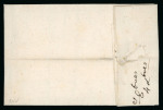 Stamp of Egypt » Early Letters 1741 Small neat entire from Alexandria to Marseille, letter endorsed in Latin with "blessing" written at lower left