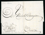 Stamp of Egypt » Early Letters 1743 Entire letter from Cairo to Venice, letter endorsed in Latin with "CDC" written at lower left and translated as "Whom God Conserve"