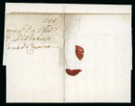 Stamp of Egypt » Early Letters 1743 Entire letter from Cairo to Venice, letter endorsed in Latin with "CDC" written at lower left and translated as "Whom God Conserve"