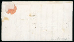 Stamp of Egypt » Napoleonic Campaign 1800 (27 Vendre An 7) Large part folded entire with black 2-line "ARM. DE LA MEDNEE / 1re Divon"