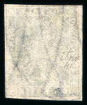 Stamp of Italian States » Tuscany 1851 9cr lilac brown, the first stamp of the "Governo Provvisorio",