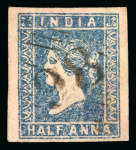 Stamp of India » 1854 Lithographs 1854 lithographs 1/2a, 1a, 2a, eight stamps