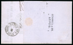 Stamp of Germany 1857-73 German states and Germany Eagle issue, collection of 19 covers