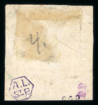 Stamp of Romania » 1858 (1st Nov.) - 1861 Moldavia - Handstruck at Jassy - Imperforate 1858 40pa greenish-blue on white paper with fine even margins