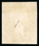 Stamp of Great Britain » 1840 1d Black and 1d Red plates 1a to 11 1840 1d. black pl.1a. TD, matched pair of imprimaturs