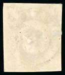 Stamp of Romania » King Carol 1869 - "Without Beard" Imperforate 1869 15b red carmine, an extremely fine and wide-margined copy