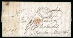 Stamp of Egypt » Napoleonic Campaign 1801 (6.8) Folded entire from written on board His Majesty's Ship Europa, Egypt, sent to Scotland