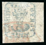 Stamp of Romania » 1858 (1st Nov.) - 1861 Moldavia - Handstruck at Jassy - Imperforate 1858 40pa blue, eight very fine singles, of which 4 on white paper and 4 on bluish paper