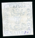 Stamp of Romania » 1858 (1st Nov.) - 1861 Moldavia - Handstruck at Jassy - Imperforate 1858 40pa blue, eight very fine singles, of which 4 on white paper and 4 on bluish paper