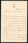 Stamp of Egypt » Posta Europea 1864 (18.8) Letter  written on printed stationery "Administrazione della Posta Europea / EGITTO / Direzione / Direzione Generale"