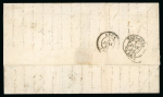 Stamp of France » Type Cérès de 1849-1850 1849, Cérès non dentelé 20 centimes noir Y&T n°3 sur