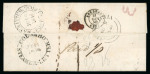 Stamp of Egypt » Private Carriers and Forwarding Agents 1846 (4.6) Folded entire from Port Louis, Mauritius to Bordeaux, with manuscript "Per Overland Mail via Colombo"