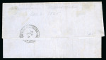 Stamp of Egypt » Pre-stamp Government Post 1865 (6.11) Folded entire from Michalla to Mansura, bearing "POSTE VICE-REALI EGIZIANE / MICHALLA" cds