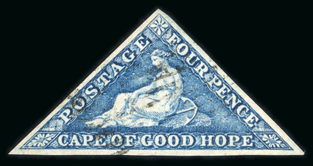 Stamp of South Africa » Cape of Good Hope 1863-64 6d bright mauve, used, three large margins
