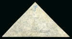 Stamp of South Africa » Cape of Good Hope 1853 Perkins Bacon 4d  deep blue, on slightly blued