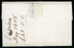 Stamp of Ireland » Pre-Stamp Postal History » Independant Post Office Period - 1784-1831 1808 (June 5th) Folded entire from Dungannon to Omagh,