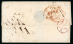 Stamp of Ireland » Pre-Stamp Postal History » Independant Post Office Period - 1784-1831 1808 (January) Folded entire per "ship Amman Liverpool" with straight line "WEXFORD" in red and manuscript "Ship Letter"
