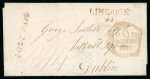 Stamp of Ireland » Pre-Stamp Postal History » Independant Post Office Period - 1784-1831 1810 (December 26th) Folded entire from Limerick to