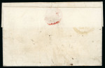 Stamp of Ireland » Pre-Stamp Postal History » Independant Post Office Period - 1784-1831 1810 (December 6th) Folded entire from Dublin to Warrington,