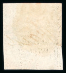 Stamp of Great Britain » 1840 1d Black and 1d Red plates 1a to 11 1d black pl.1a SA with 4 good to large margins and neat red MC