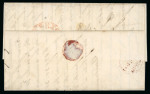 Stamp of Ireland » Pre-Stamp Postal History » Unified Post Period - 1827-1839 1829 (March 21st) Folded entire from Santiago de Cuba showing a red two line "COVE SHIP • LETTER"