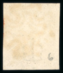 Stamp of Great Britain » 1840 1d Black and 1d Red plates 1a to 11 1840 1d black pl.6 TK with 4 margins and red MC