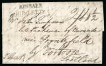 Stamp of Ireland » Pre-Stamp Postal History » Unified Post Period - 1827-1839 1838 (September 15th) Folded entire from British Honduras