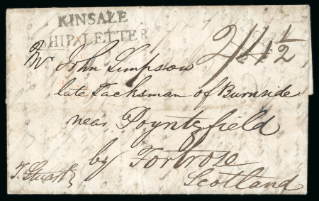 Stamp of Ireland » Pre-Stamp Postal History » Unified Post Period - 1827-1839 1838 (September 15th) Folded entire from British Honduras