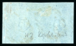 Stamp of Great Britain » 1841 2d Blue 1841 2d blue pl.4 EH-EI used horizontal pair with inverted wmk