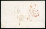 Stamp of Ireland » Pre-Stamp Postal History » Unified Post Period - 1827-1839 1839 (March 23rd) Folded letter sheet from Montevideo with long red framed "SHIP LETTER/DUBLIN"