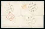 Stamp of Ireland » Pre-Stamp Postal History » Unified Post Period - 1827-1839 1837 (January 9th) Delayed folded letter sheet from
