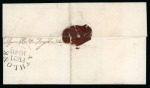 Stamp of Ireland » Pre-Stamp Postal History » Postal Reform Period 1840 (February 21st) Folded letter sheet with framed "PAID AT / ATHLONE"