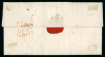 Stamp of Ireland » Pre-Stamp Postal History » Postal Reform Period 1840 (February 22nd) Prepaid folded entire from Dame showing a Dublin coded "10 / PAID / 1d." hs